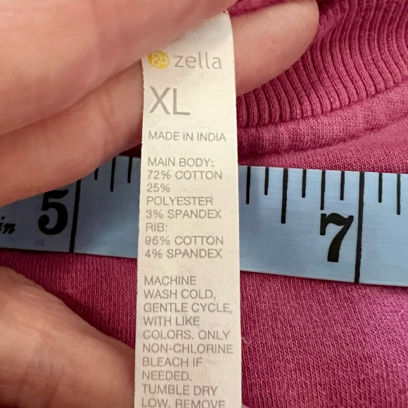 Zella Cloud Fleece Sweatshirt in Pink Violet - Picture 6 of 13